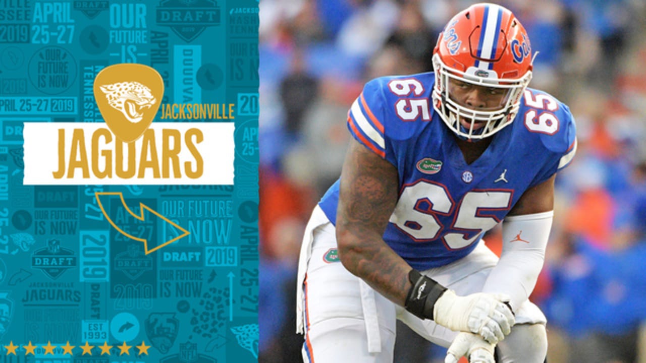 Jacksonville Jaguars select Florida tackle Jawaan Taylor No. 35 in the