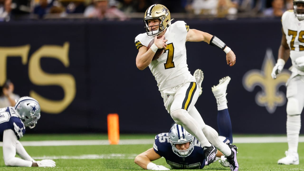 Taysom Hill breaks tackle on 28-yard QB keeper - Saints Bengals