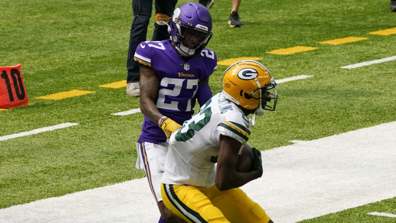 Green Bay, WI, USA. 15th Nov, 2020. Green Bay Packers wide receiver Marquez  Valdes-Scantling #83 runs off the field after the NFL Football game between  the Jacksonville Jaguars and the Green Bay