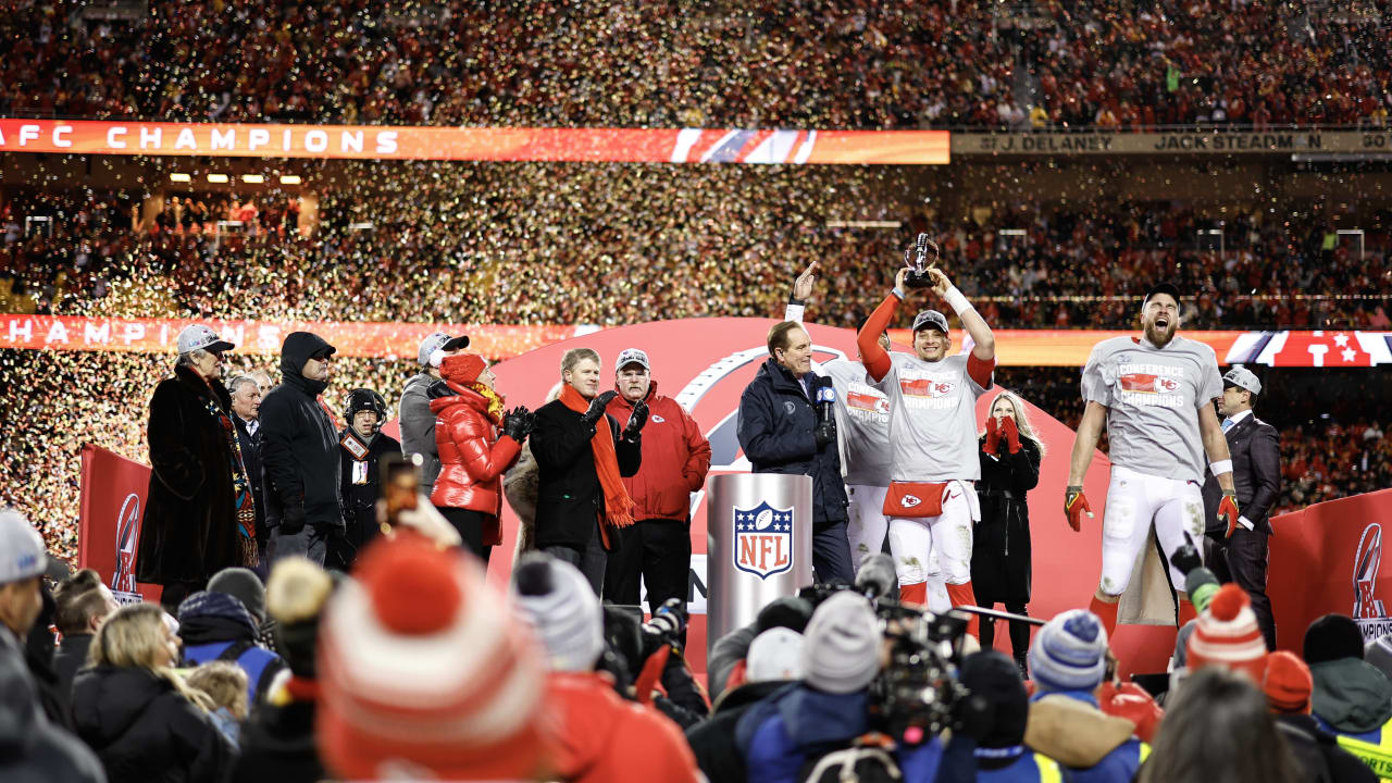 NFL Films HQ flying Chiefs flag as part of Super Bowl tradition