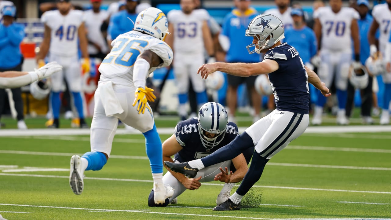 Zuerlein makes 56-yarder on last play, Cowboys beat Chargers - The San  Diego Union-Tribune