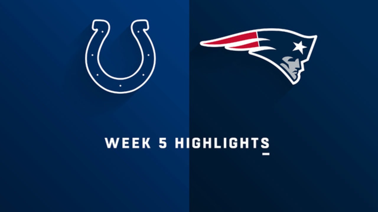 Patriots vs Colts Tickets 