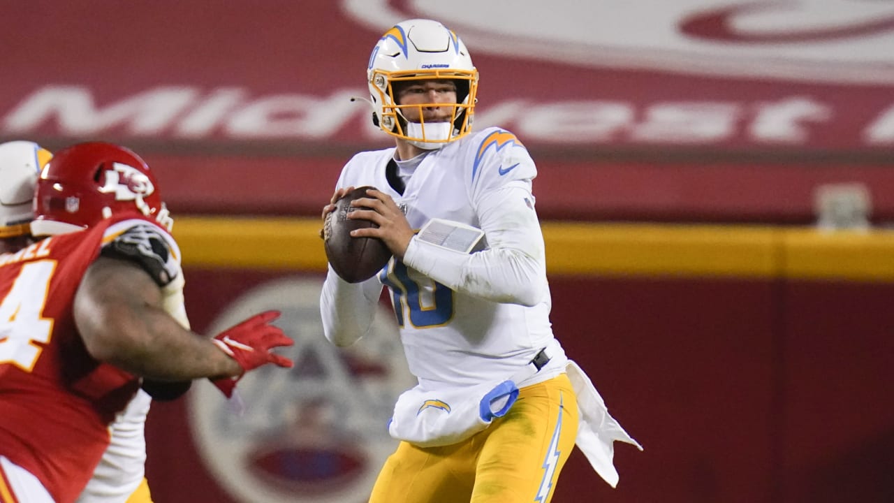 Los Angeles Chargers quarterback Justin Herbert youngest player