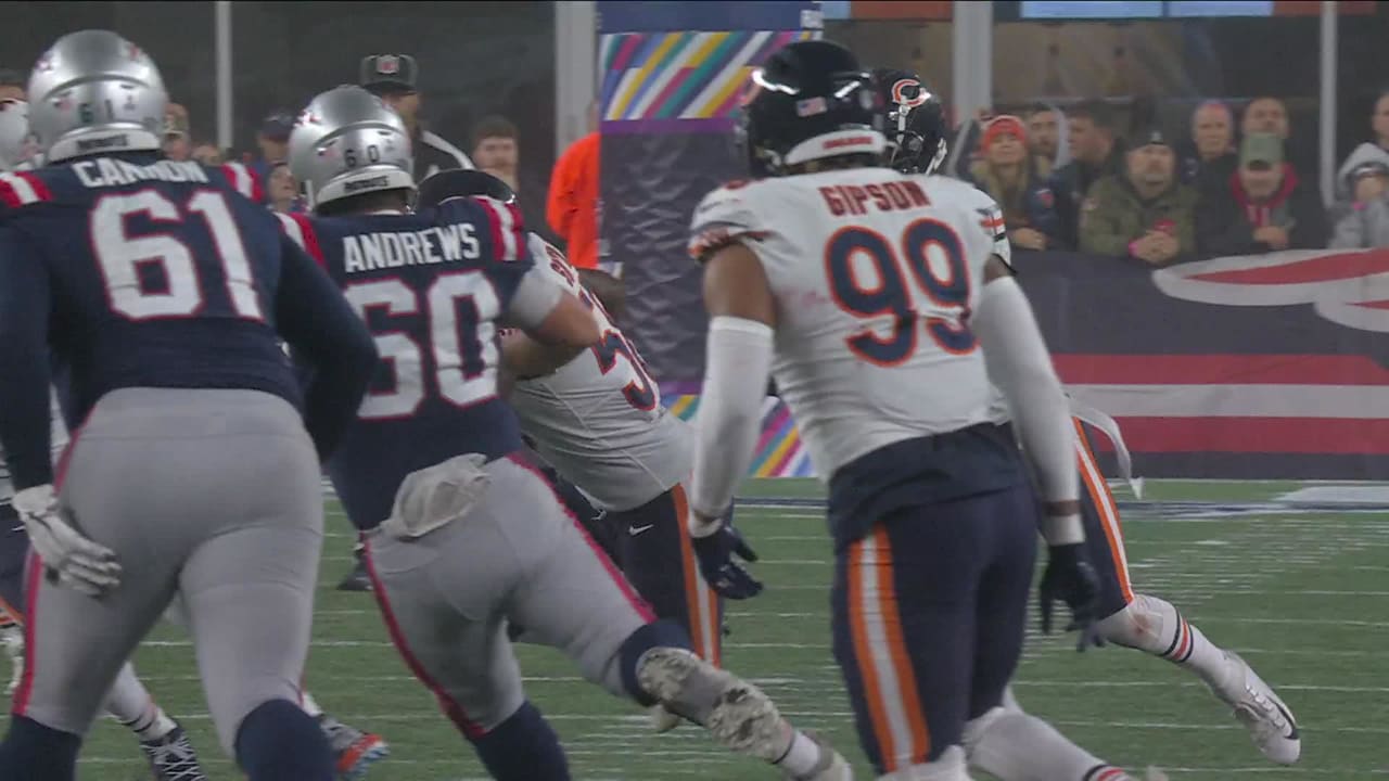 Chicago Bears linebacker Roquan Smith effectively ices game for Bears with  INT of New England Patriots quarterback Bailey Zappe