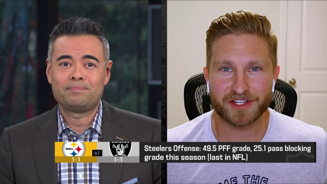 PFF's Trevor Sikkema previews Pittsburgh Steelers-Las Vegas Raiders Week 3  duel on 'Sunday Night Football