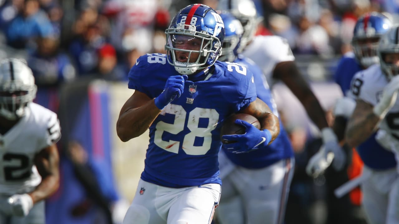 Giants RB Devontae Booker Bursts For Touchdown Against Panthers