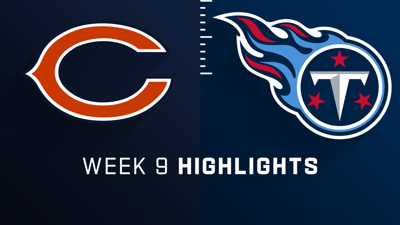 Chicago Bears vs. Tennessee Titans highlights Week 9