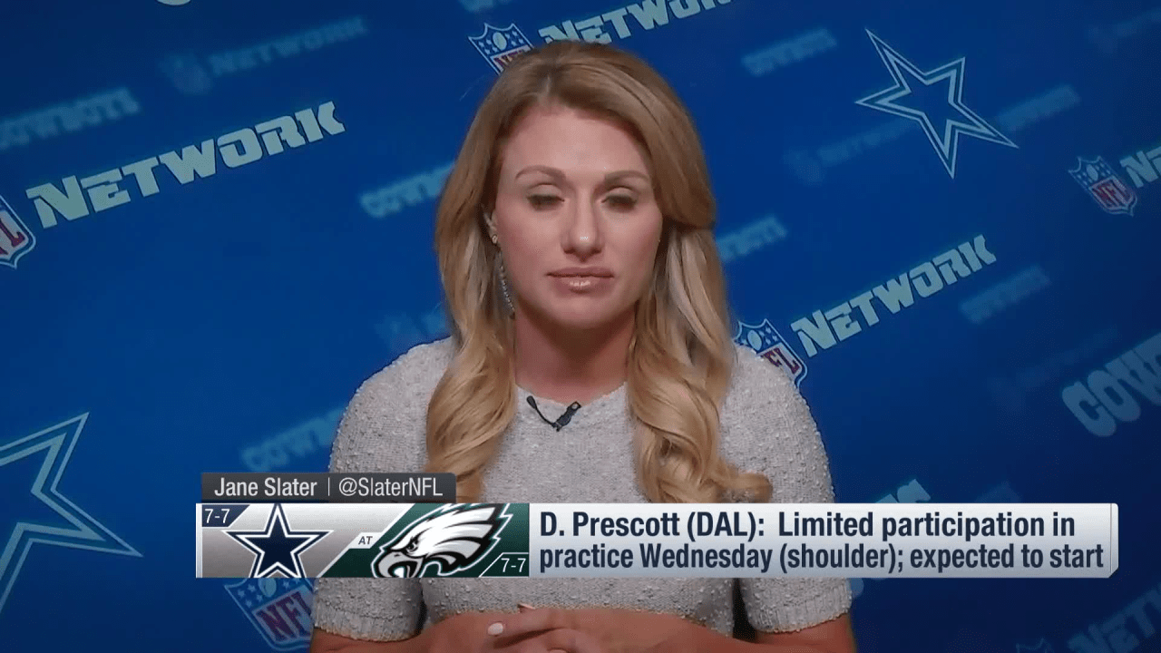 Jane Slater gives injury update on Dak Prescott's shoulder