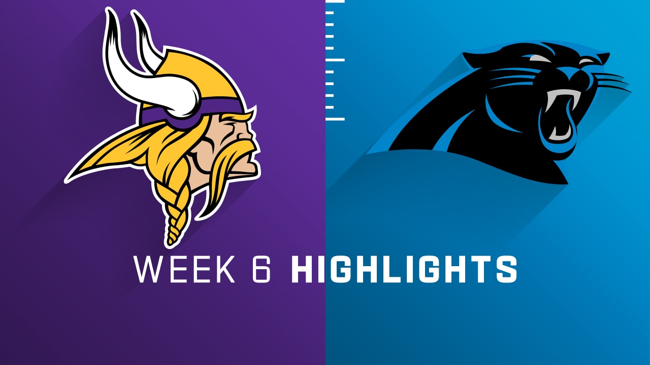 Vikings vs. Panthers Week 6 Highlights