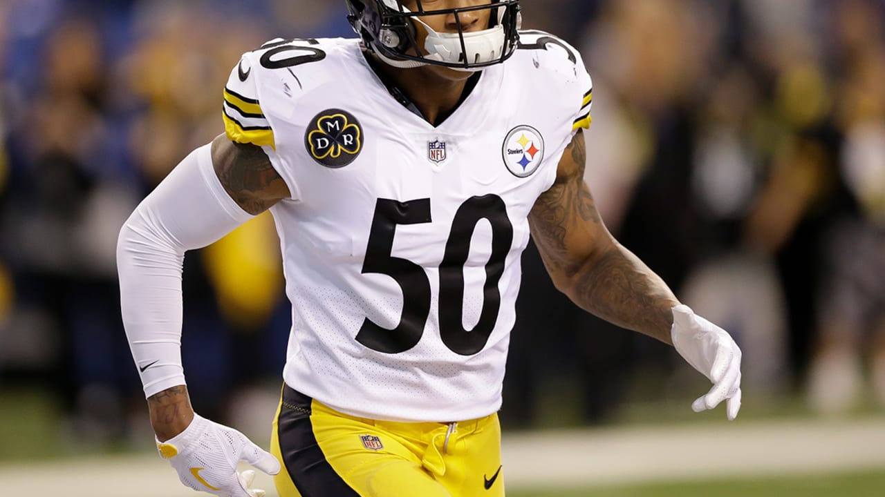 Ryan Shazier on hand for Steelers' game against Patriots