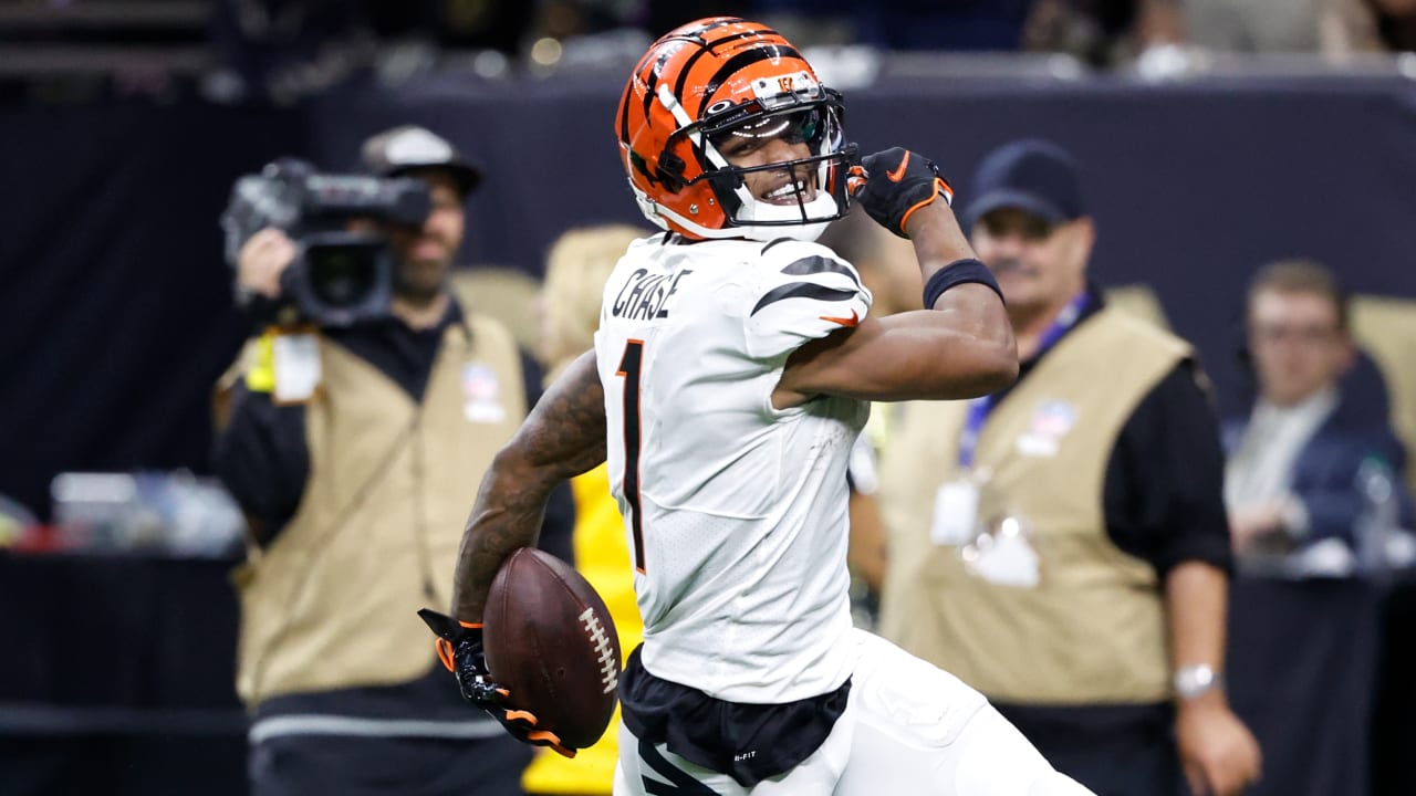 Ja'Marr Chase Donning the Cincinnati Bengals' New Stripes - Sports