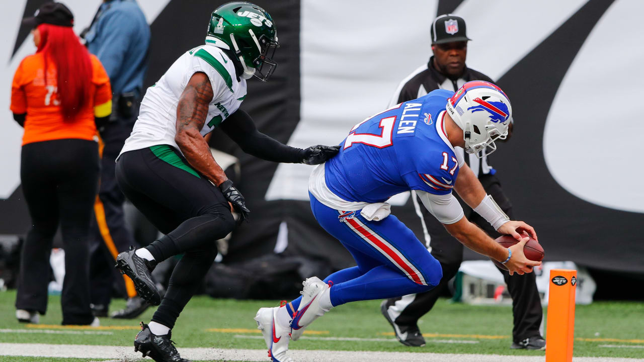 Bills' Josh Allen scrambles for 40 yards, catches touchdown pass