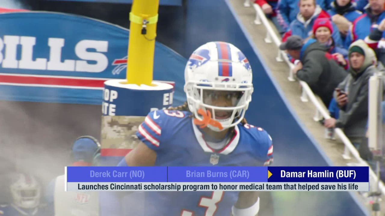 Buffalo Bills Safety Damar Hamlin Launches Cincinnati Scholarship Program To Honor Medical Team