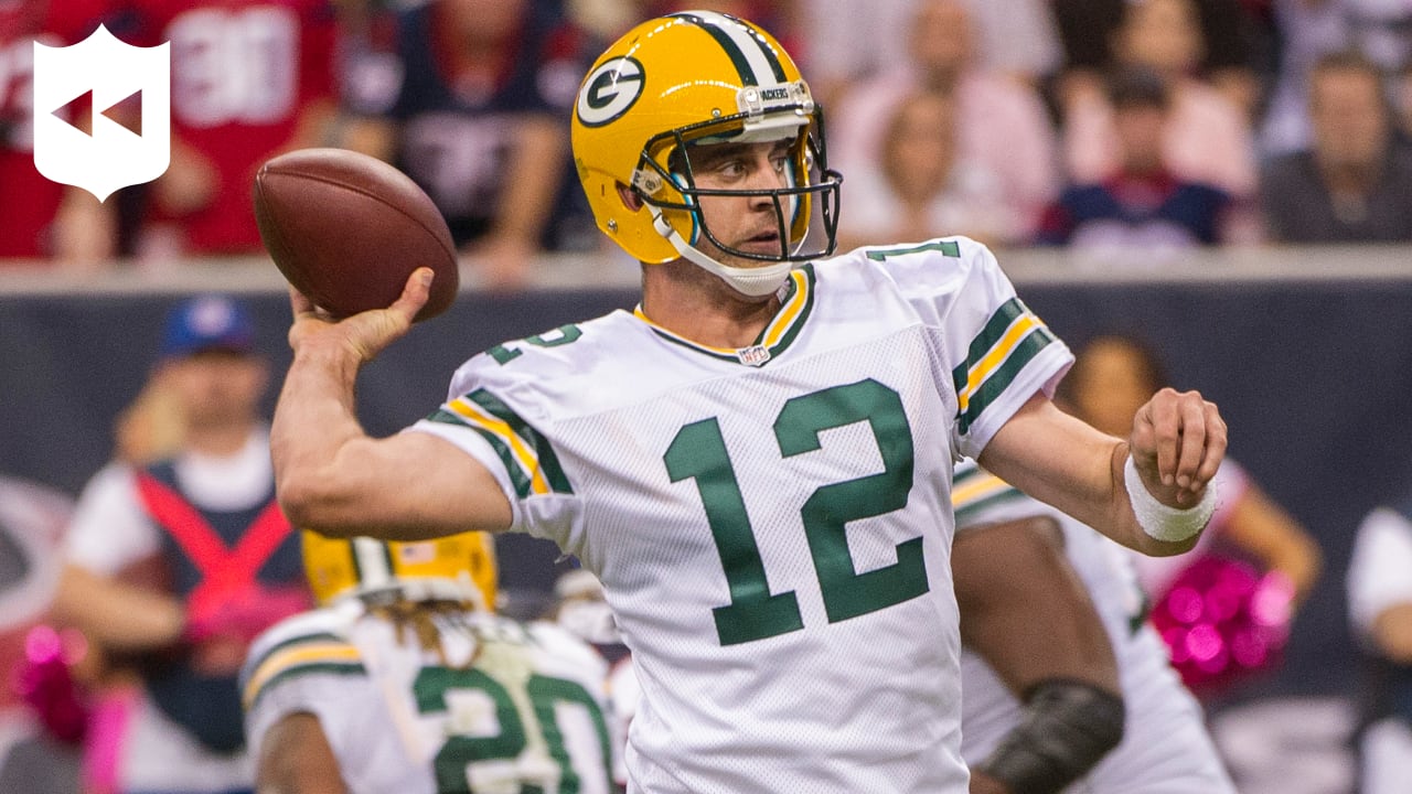 NFL Throwback Aaron Rodgers throws six touchdowns vs. Texans