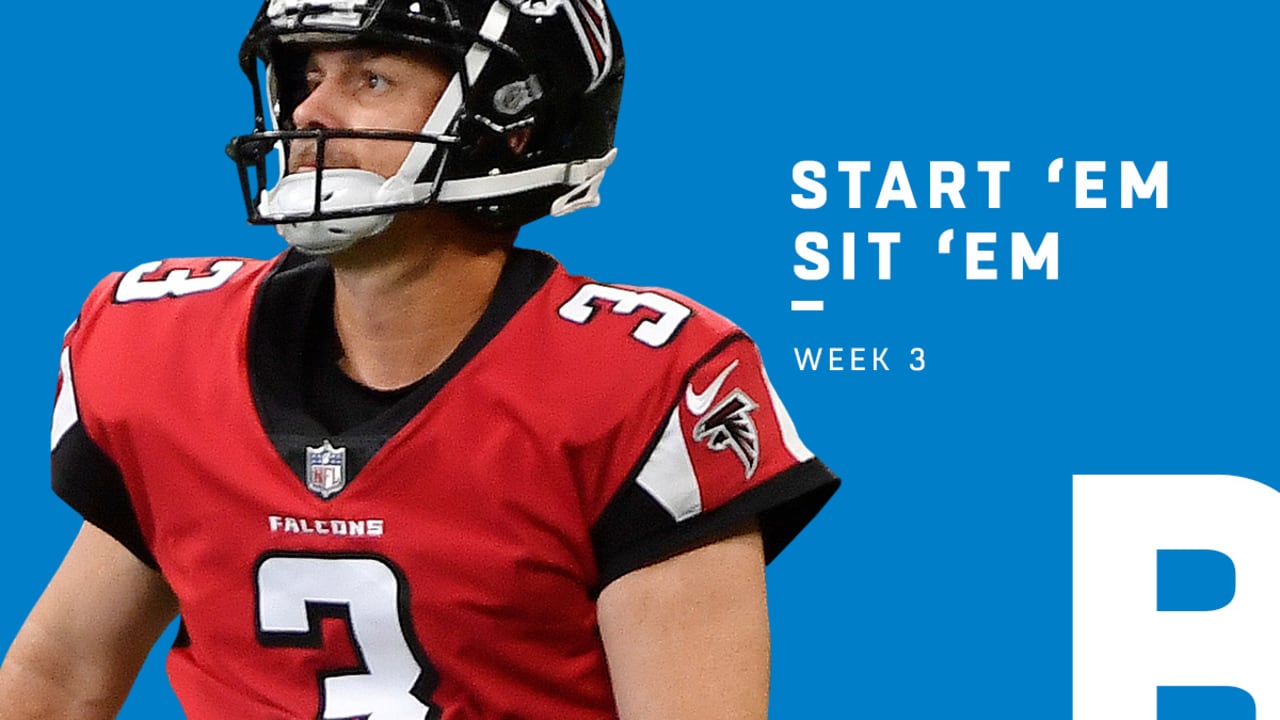 Start 'Em, Sit 'Em Week 3 Kickers