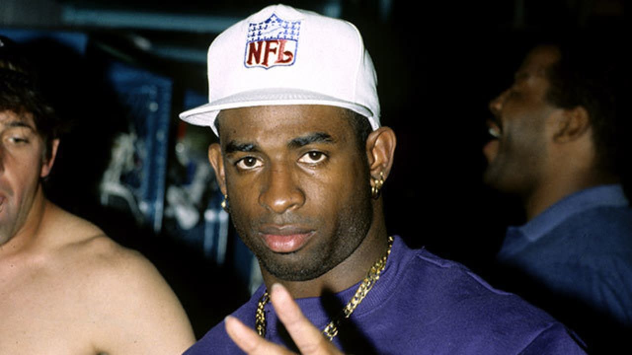 NFL Legends: Deion Sanders Career Highlights, PrimeTime. Neon Deion. We'll  never see a player with more swagger than Deion Sanders., By NFL Throwback