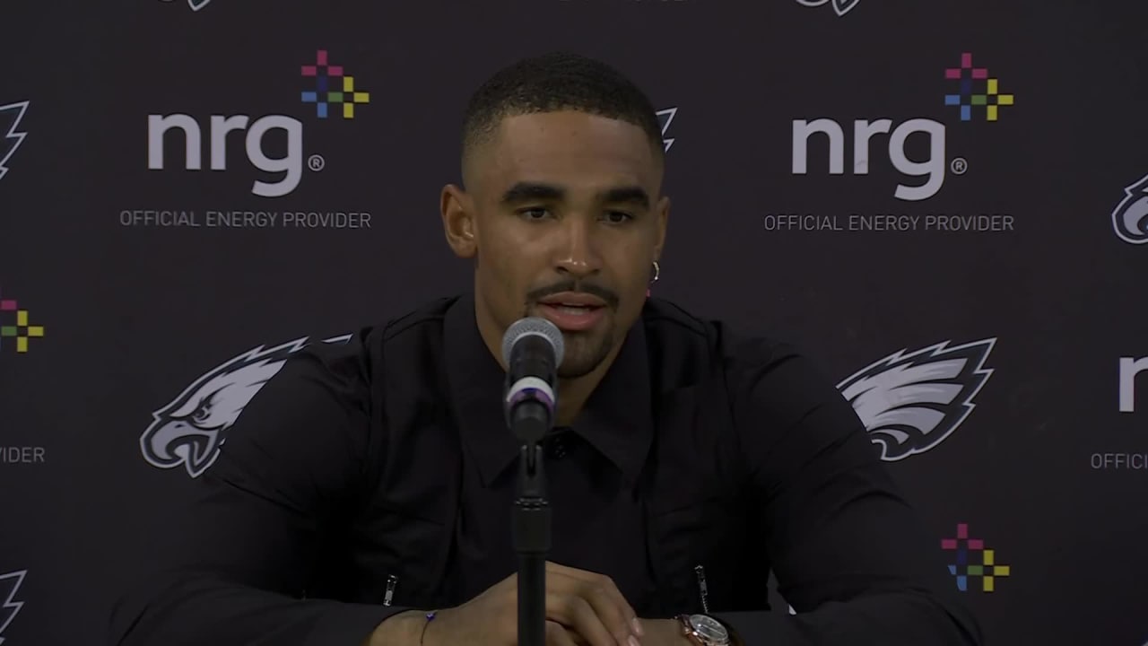 Jalen Hurts, Eagles Downplay 1st 8-0 Start in Franchise History – NBC10  Philadelphia