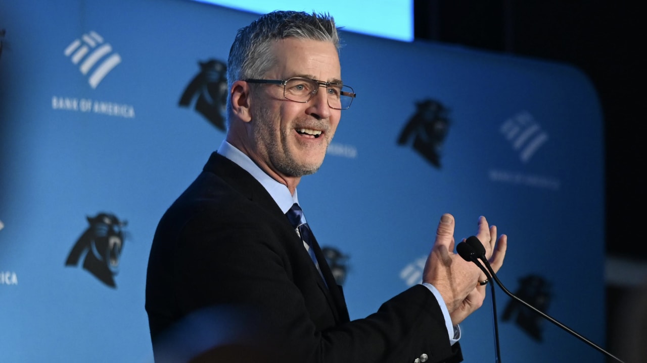 New Panthers head coach Frank Reich striving for 'stability at quarterback' in Carolina