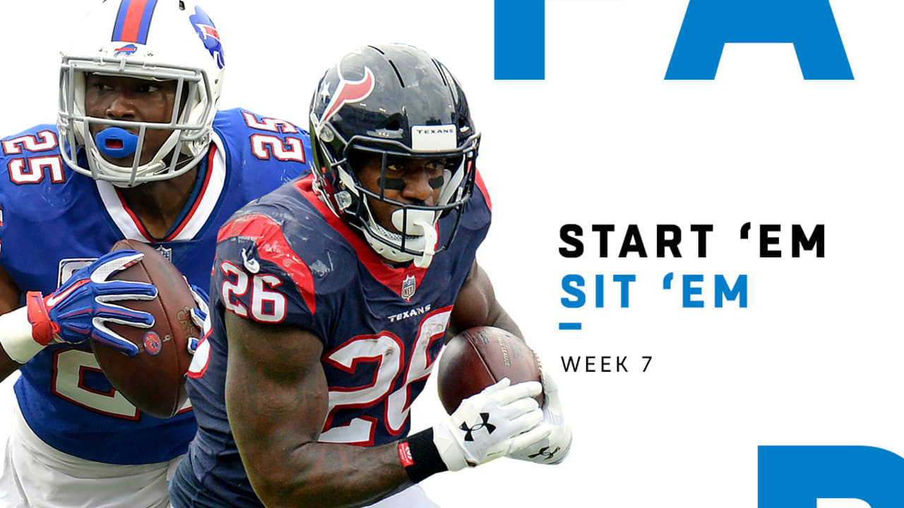 Start 'Em, Sit 'Em Week 7: Running backs