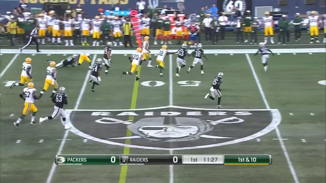 Green Bay Packers fall to Oakland Raiders 22-21