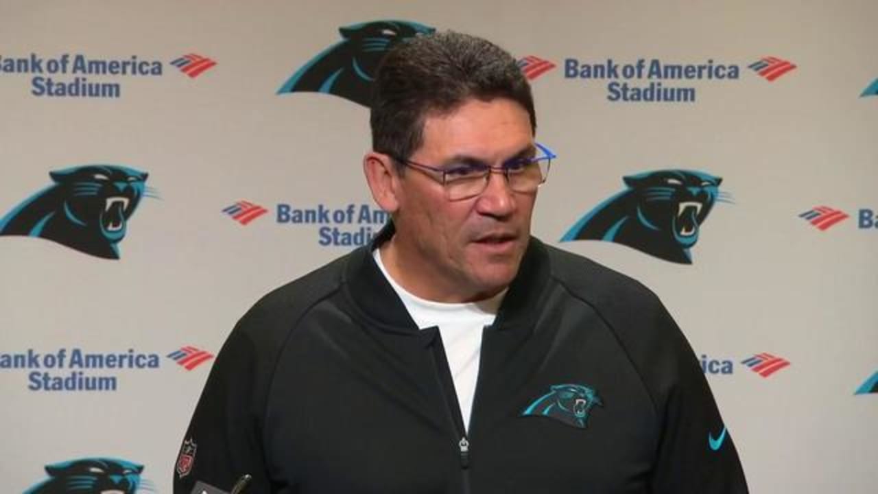 Carolina Panthers head coach Ron Rivera on firing of defensive line
