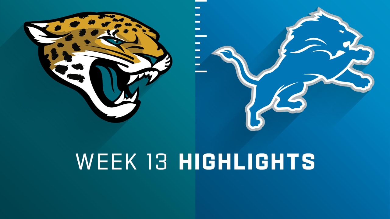 Lions vs. Jaguars Week 13 photos