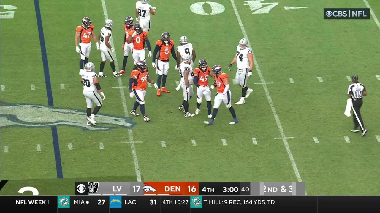 Raiders' Top Plays From Week 1 Win vs. Broncos