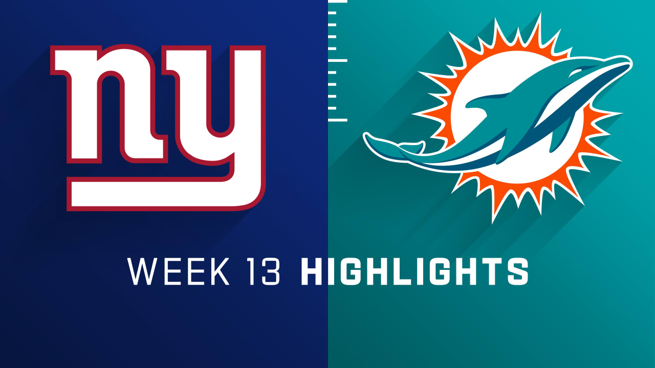 New York Giants vs. Miami Dolphins highlights