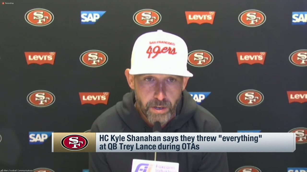 49ers HC Kyle Shanahan reacts to Dolphins' 70-point performance vs. Denver