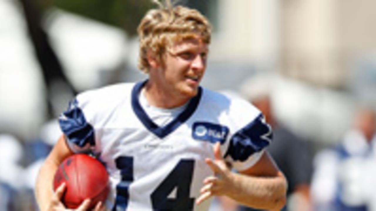 Dallas Cowboys wide receiver Cole Beasley waits to run a play