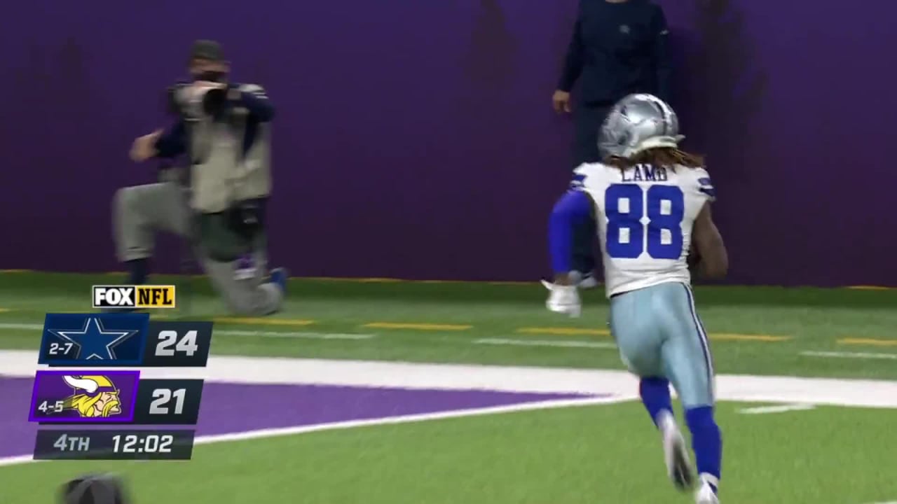 Watch: Cowboys WR CeeDee Lamb makes one-handed TD catch in 4th quarter vs.  NYG