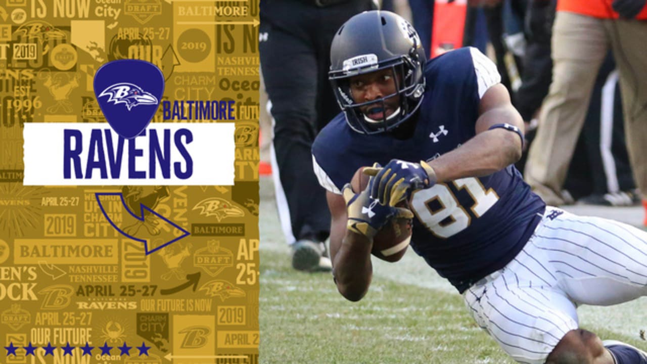 Third Round (93): Ravens Trade Up to Take Notre Dame WR Miles Boykin