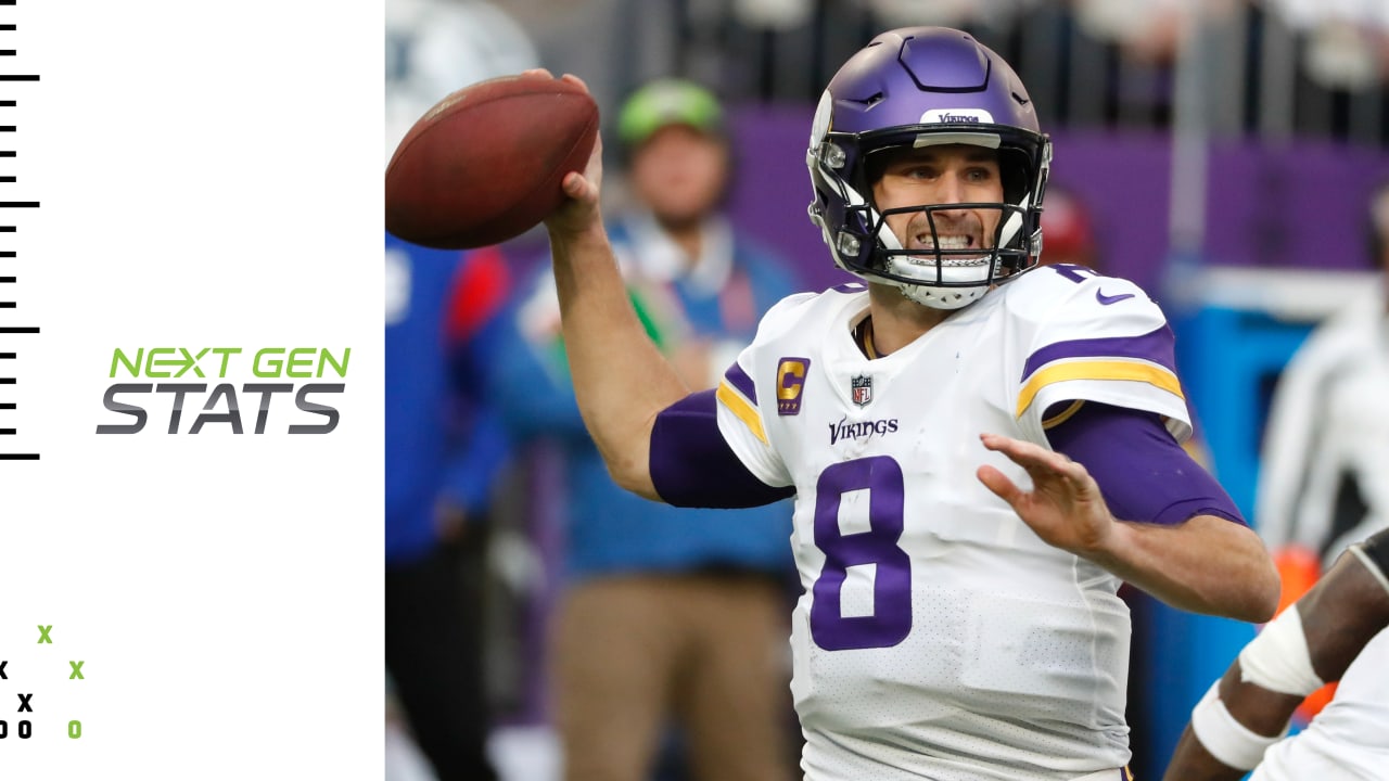 Next Gen Stats Minnesota Vikings Kirk Cousins’ 3 most improbable