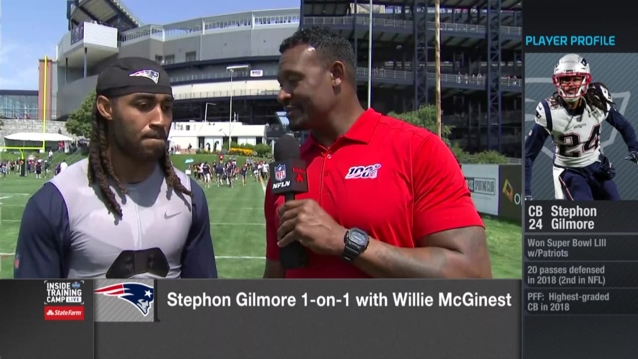 New England Patriots cornerback Stephon Gilmore talks about the competition  with quarterback Tom Brady, offense