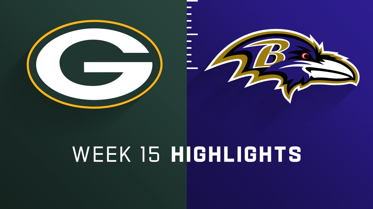 Green Bay Packers vs. Baltimore Ravens highlights Week 15