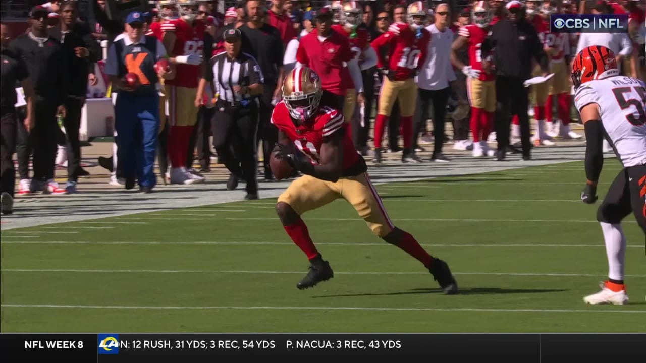 San Francisco 49ers Wide Receiver Brandon Aiyuk's Best Plays From 109 ...