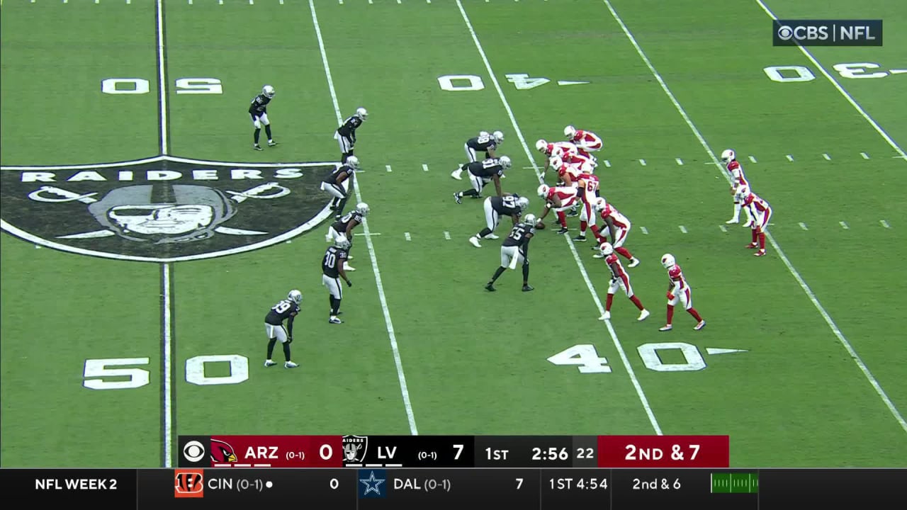 Las Vegas Raiders defensive end Maxx Crosby records lightning fast sack ...