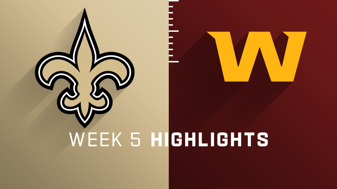 Game Recap, Washington Football Team vs New Orleans Saints 2021 NFL Week 5