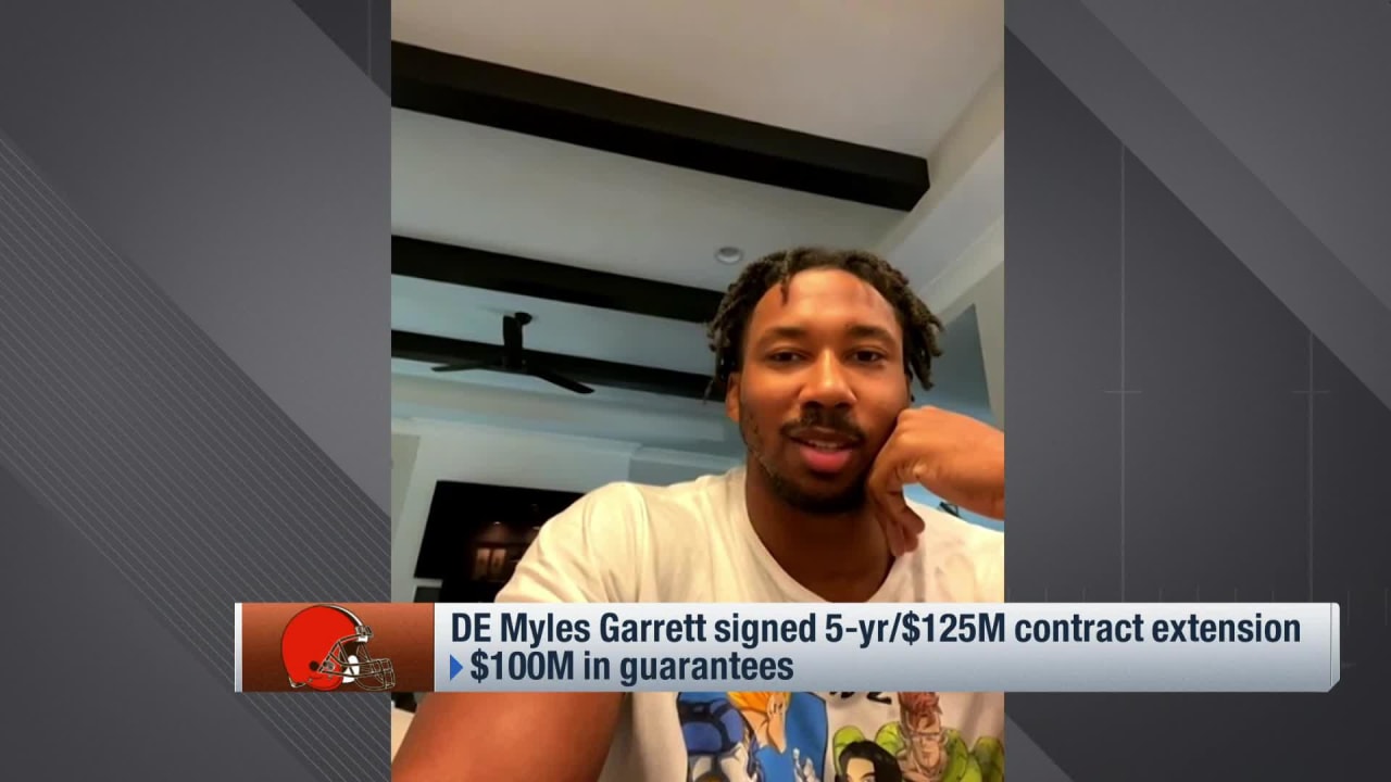 Myles Garrett: $125m Browns Star to Be NFL's Best-Paid Non-Quarterback