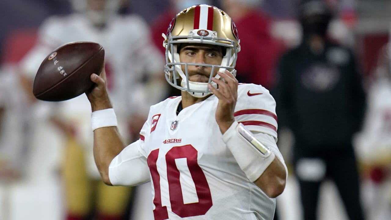 49ers QB Jimmy Garoppolo carted to locker room with ankle injury - Niners  Nation