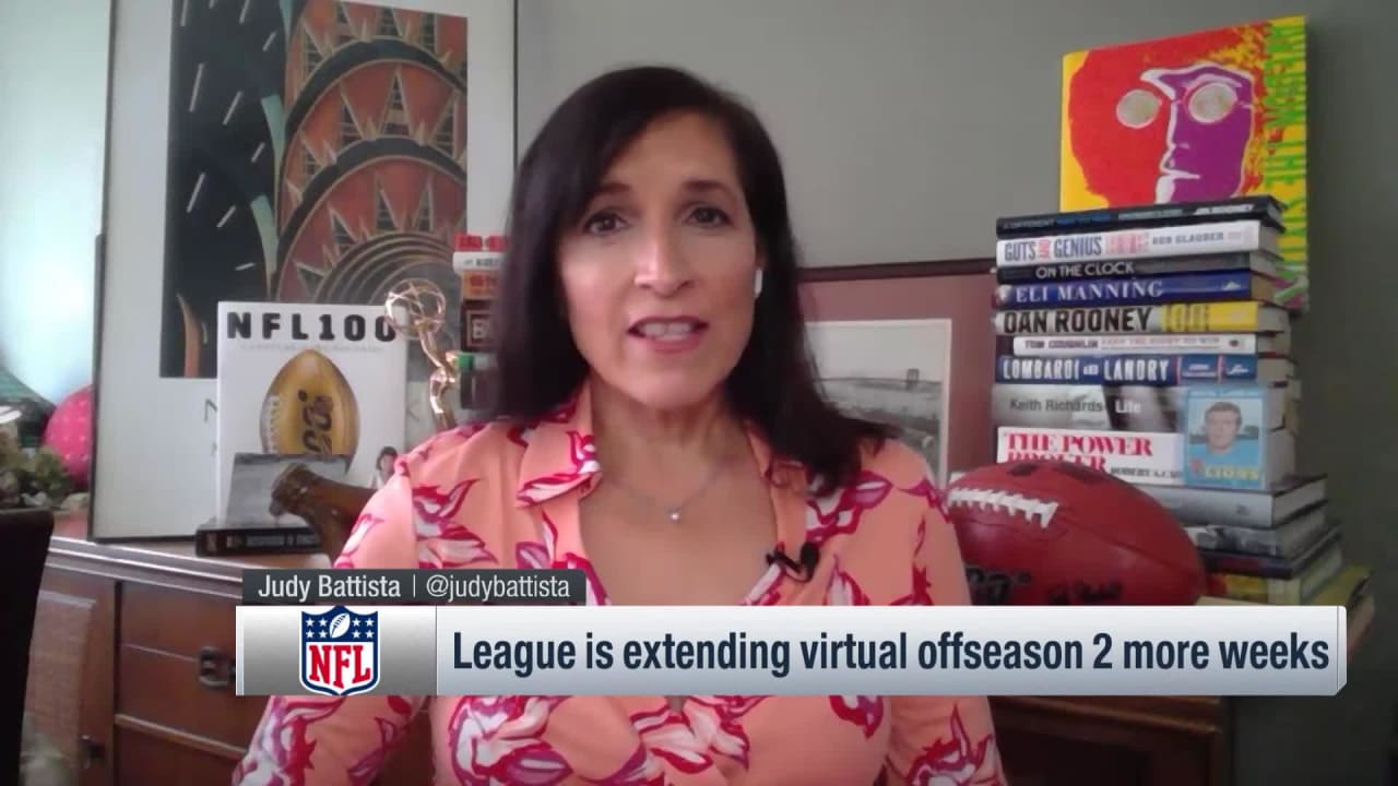 NFL Network's Judy Battista details NFL's extension to virtual offseason