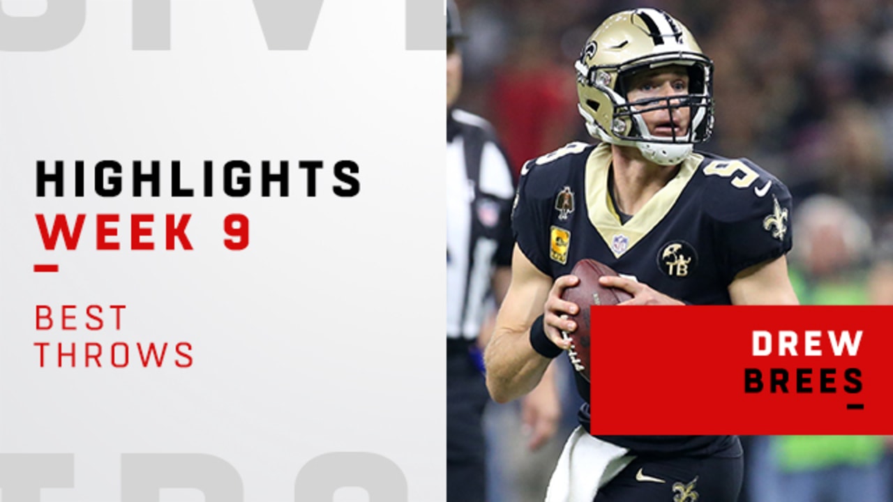 Drew Brees' Best Throws Vs. Rams | Week 9