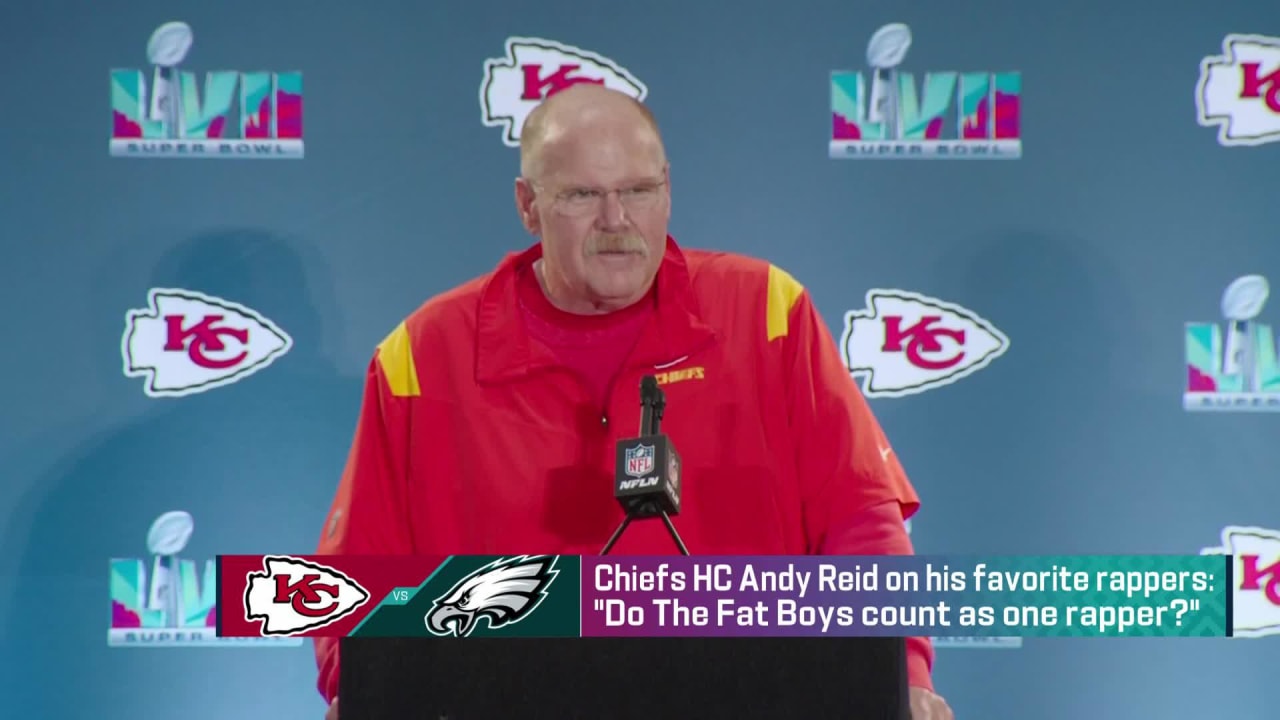 Kansas City Chiefs Head Coach Andy Reid Reveals His Three Favorite ...