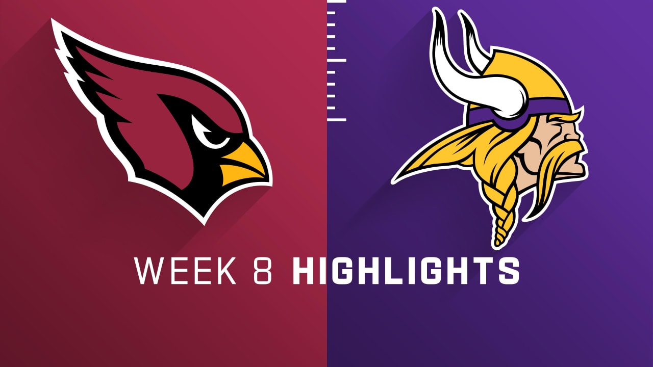 Arizona Cardinals vs. Minnesota Vikings NFL Week 8 schedule, TV