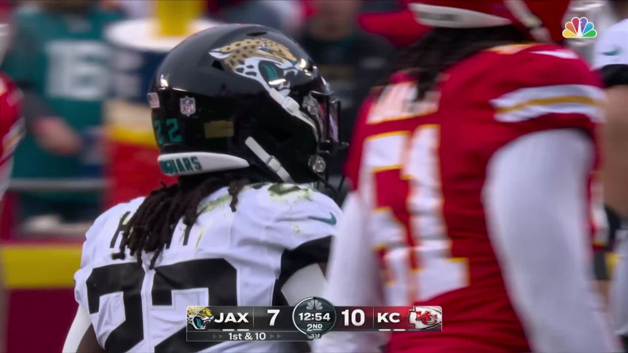 October 23, 2022: Jacksonville Jaguars running back JaMycal Hasty (22)  during a game against the New