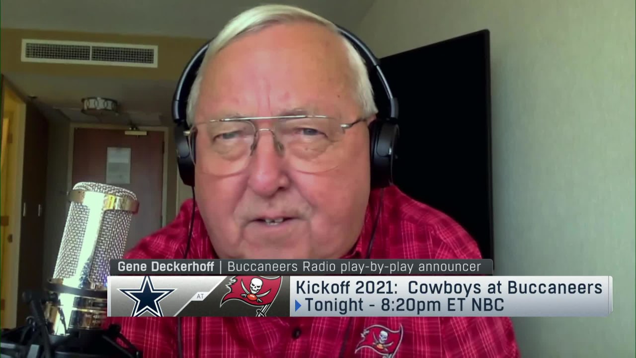 Tampa Bay Buccaneers play-by-play announcer Gene Deckerhoff