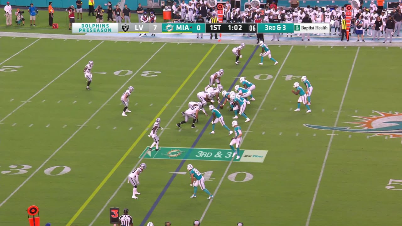 Chase Edmonds DROPS TD & Dolphins settle for a field goal 