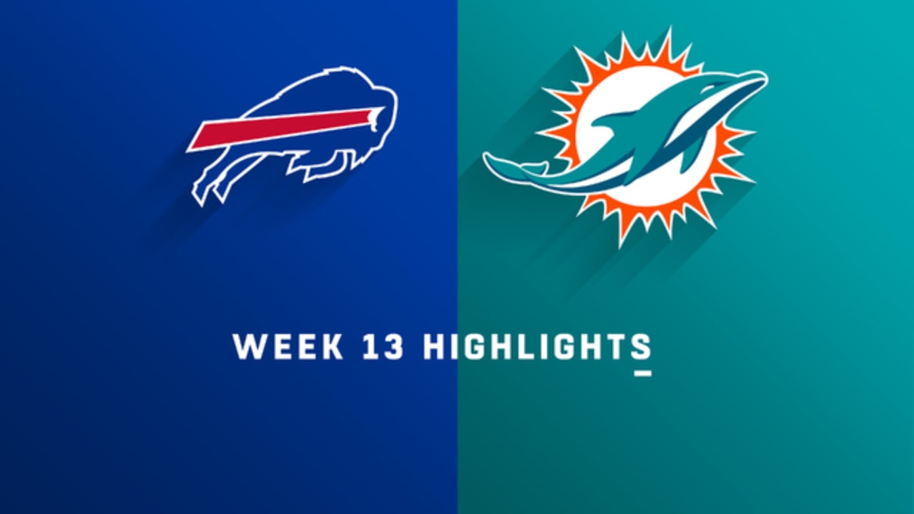 Bills Vs. Dolphins Highlights | Week 13