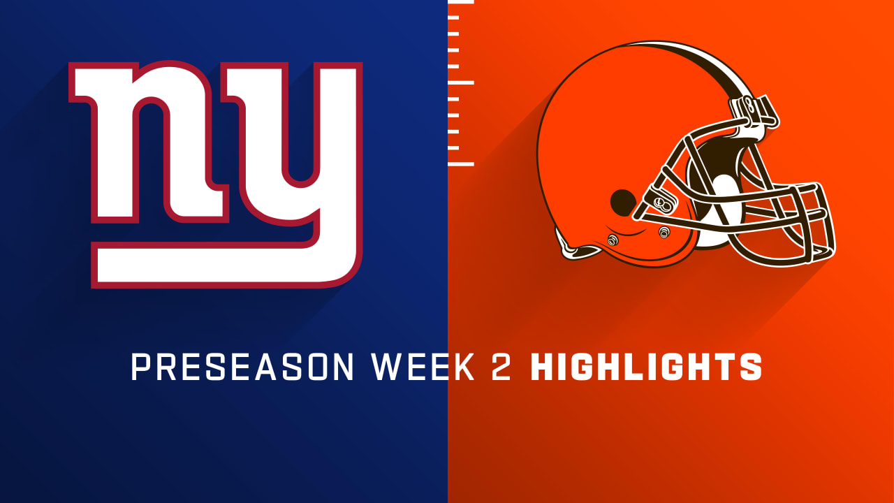 New York Giants vs. Cleveland Browns highlights