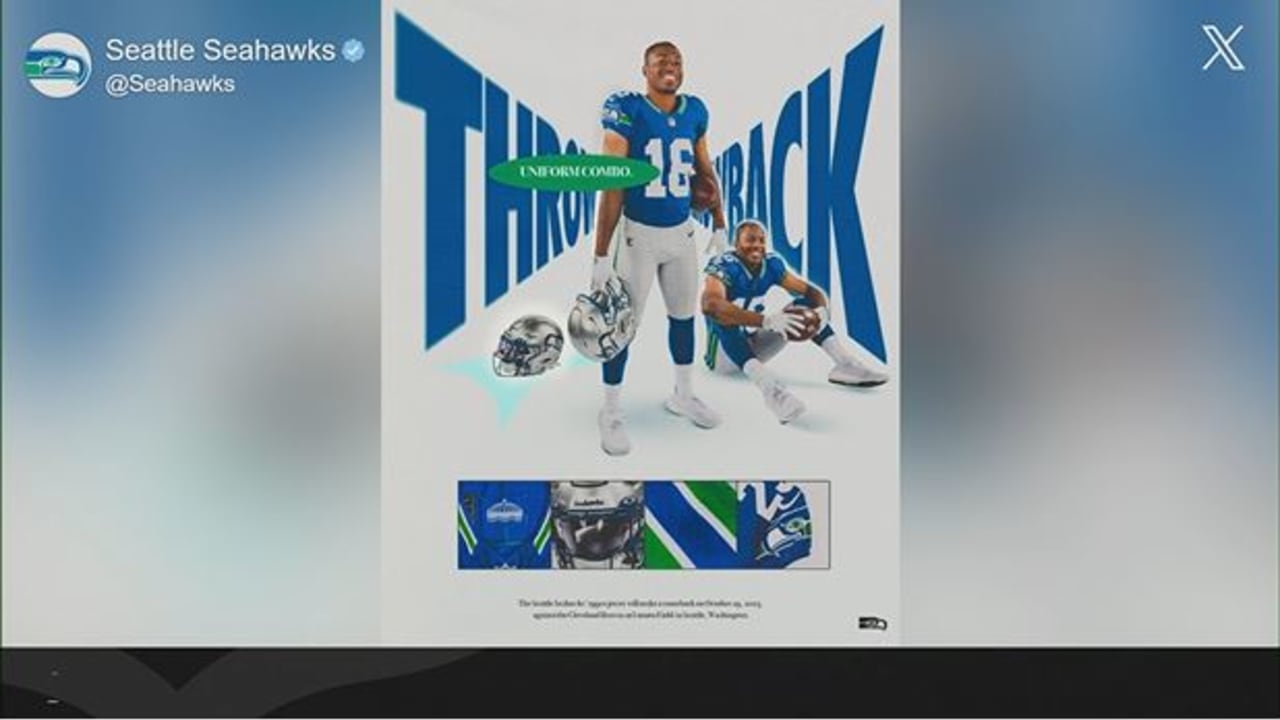 Seahawks unveil throwback uniforms they will wear for a game this coming  season